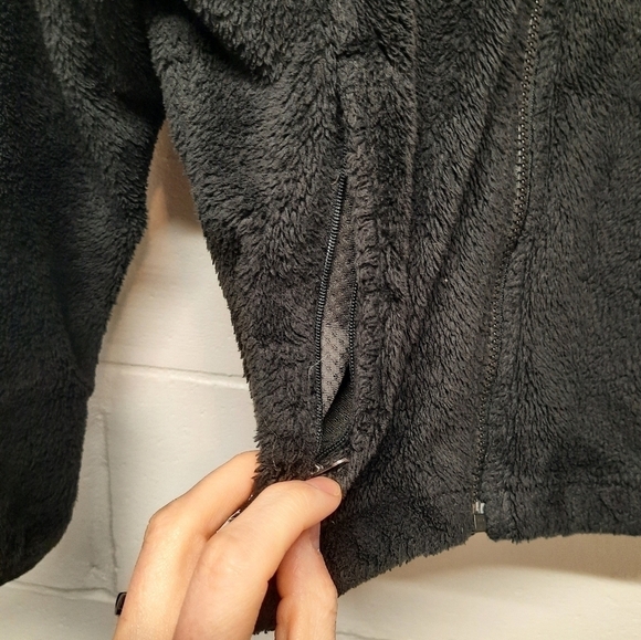 Marmot Girls Medium Full Zip Soft Fleece Jacket Black - Picture 3 of 7